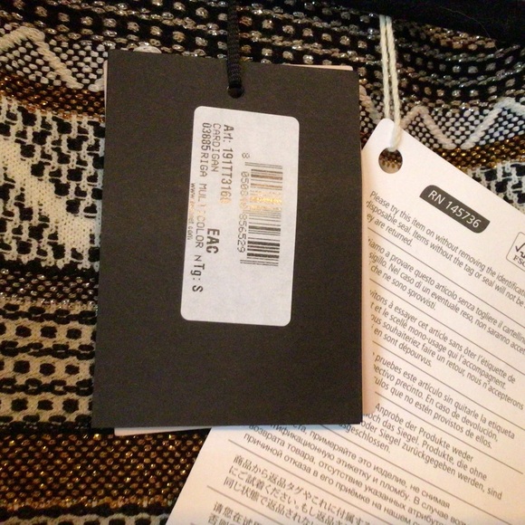 TWINSET /FRINGE.KNIT.SWEATER.CARDIGAN.JACKET.NWT - Picture 10 of 11